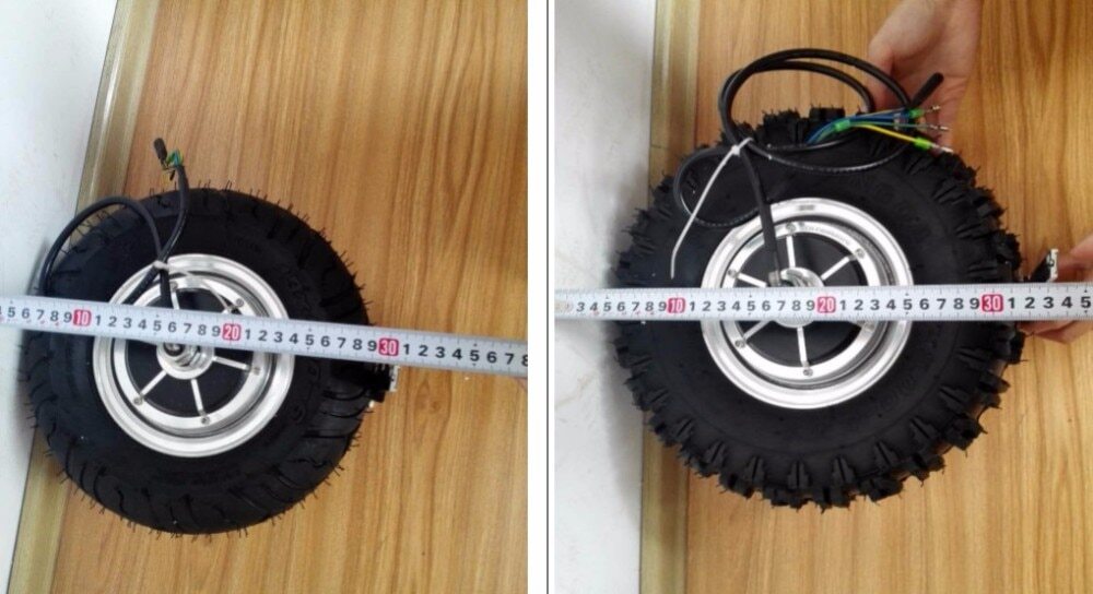 13 inch Electric Scooter Wheelbarrow Motor Wheel 24V/36V 350W 800W BLDC Motor