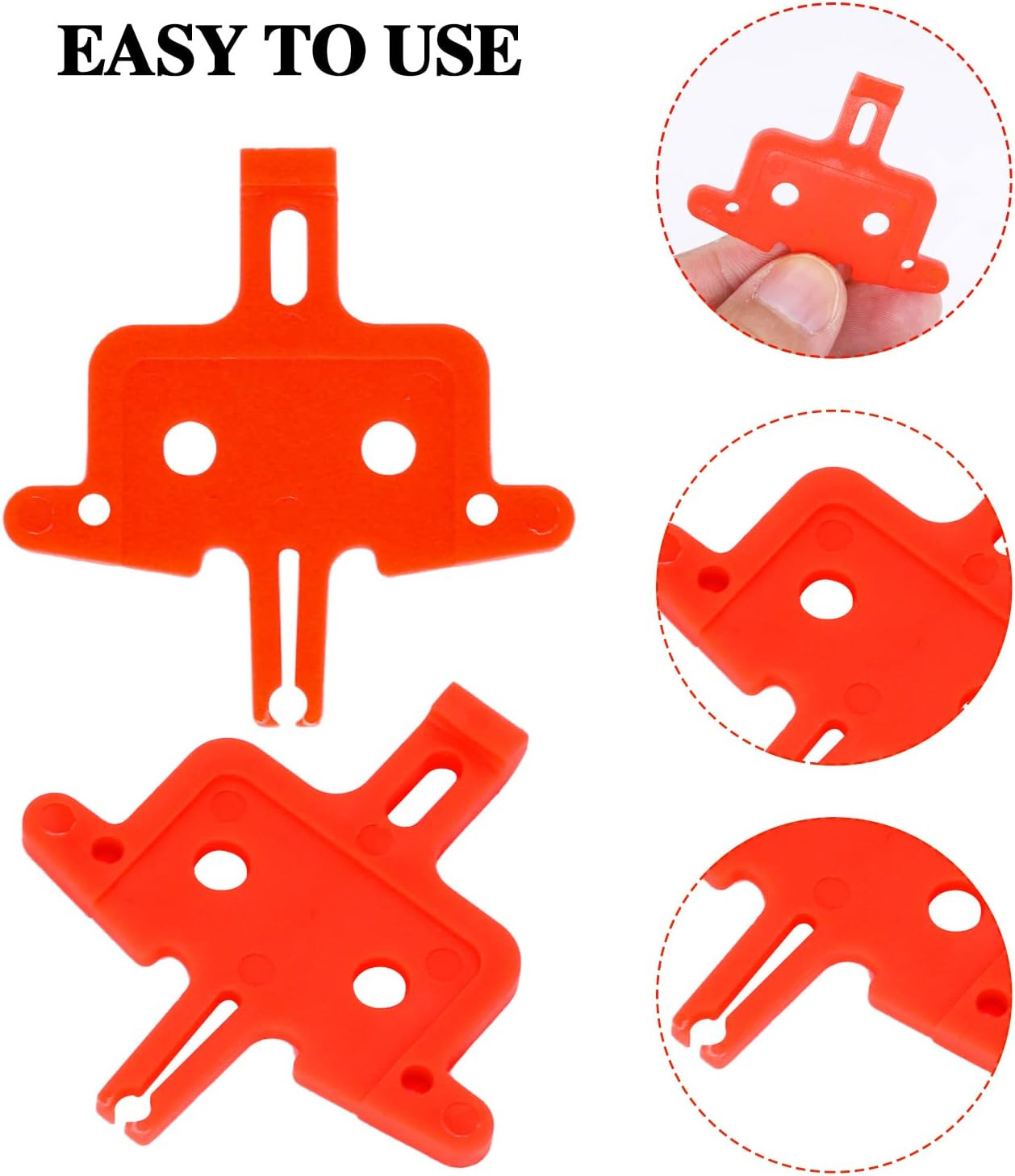 6PCS Bicycle Brake Pads Spacer Hydraulic Disc Brake Pads Spacer Hydraulic Bike B