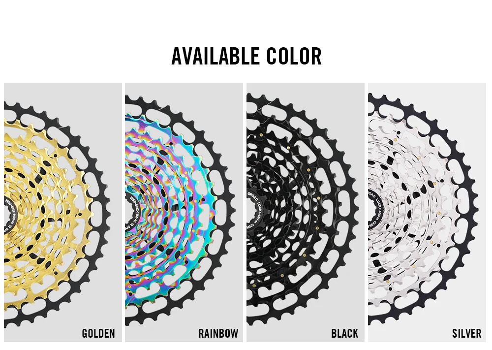 11 Speed 12 Speed Freewheel HG MTB Cassette Maxxlite Bicycle Cassette Ultralight
