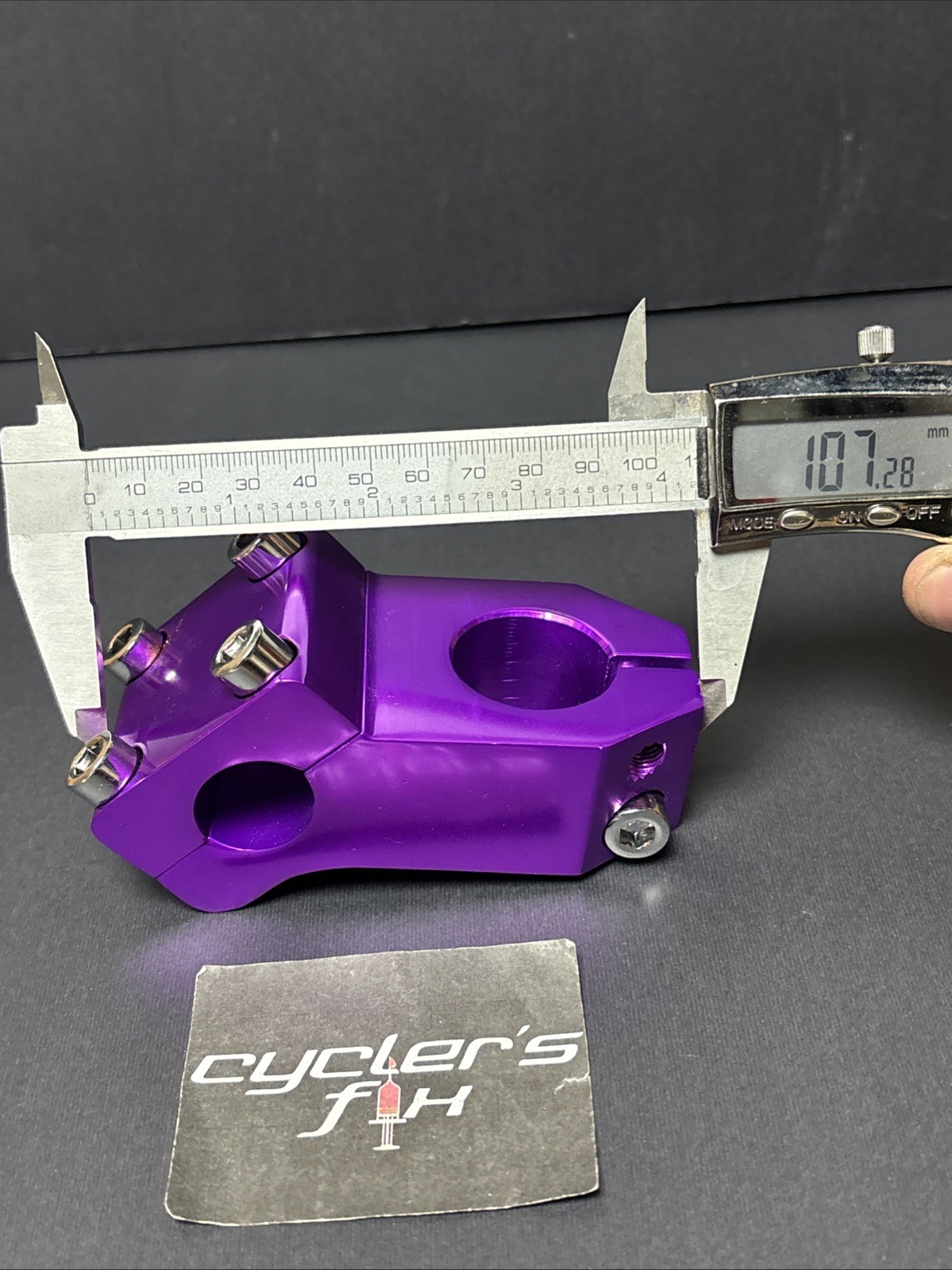 Anodized Purple Bmx 1 1/8” Threadless Alloy 22.2mm Top Load Stem Bike Freestyle