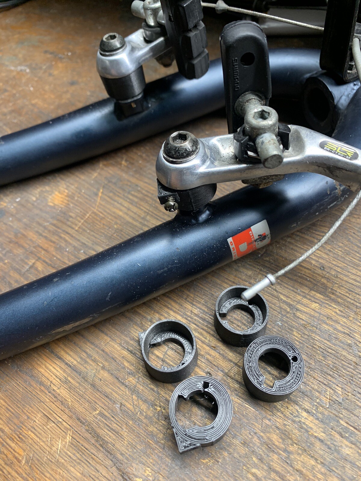 SHIMANO BR-CT91 Replacement Brake Spring Housing 3D Printed Carbon PETG PAIR