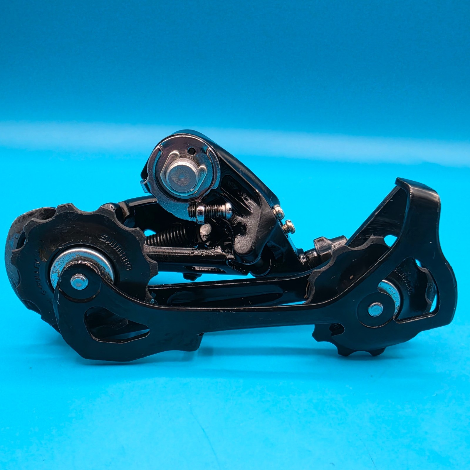Shimano Deore Long Cage Mountain Bike Rear Derailleur 9×3 Speed RD-M510 VGC! g13