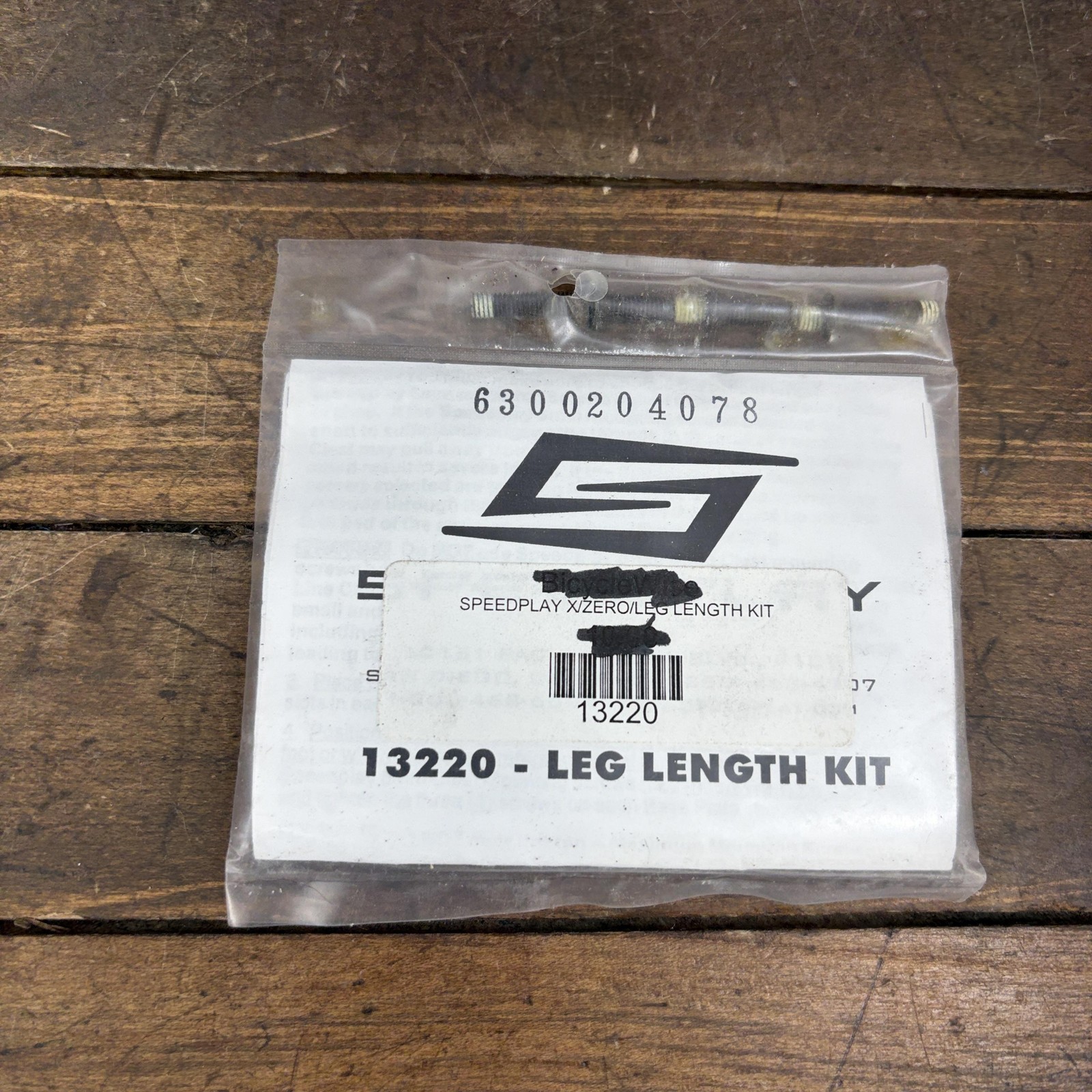Speedplay X Zero Leg Length Kit 13220 Pedal Parts NOS Black 50g Road Bike