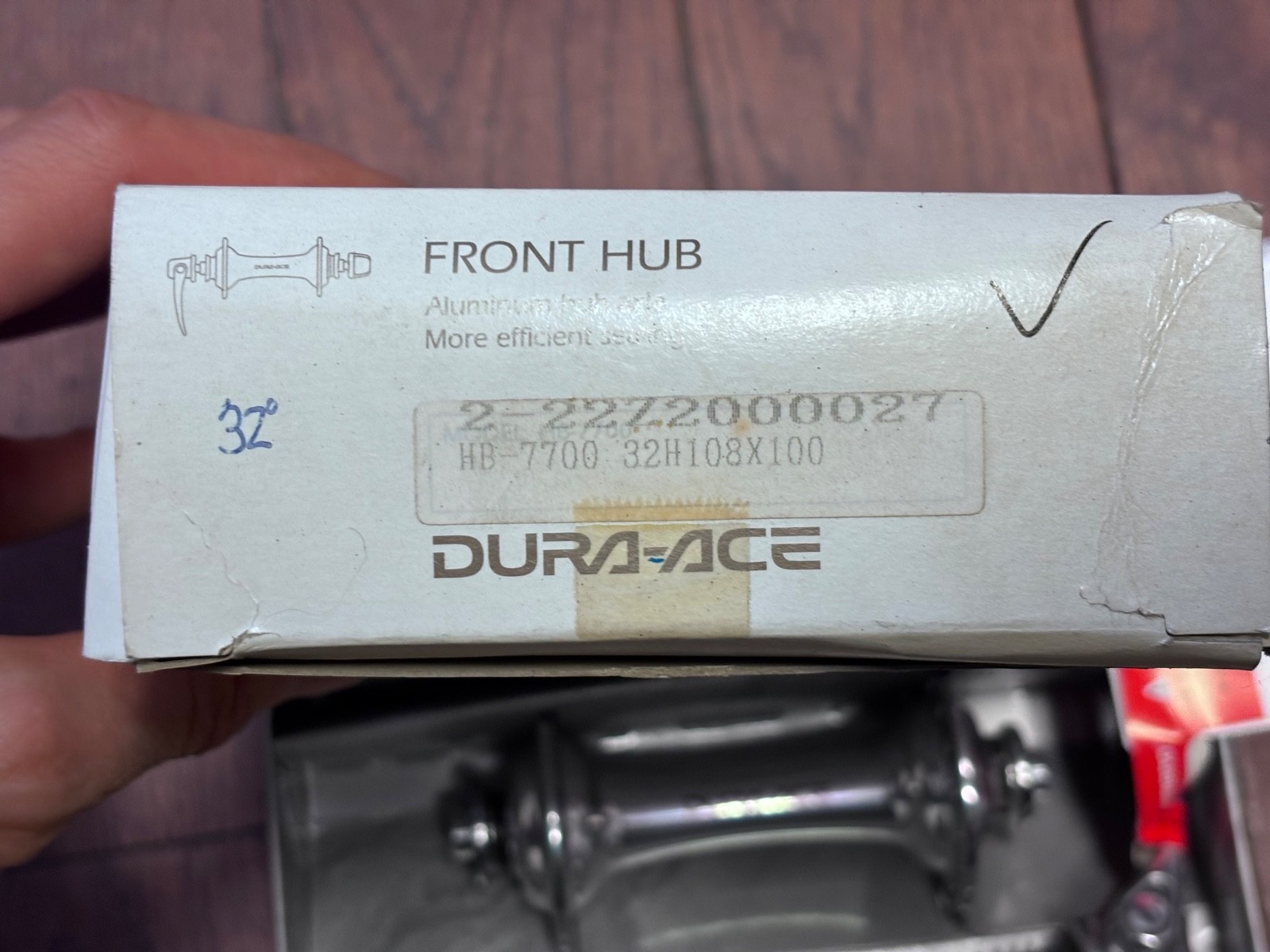 Shimano Dura-Ace Front Hub, HB-7700, QR, 32H, IHB7700FSL 100mm spacing, NIB