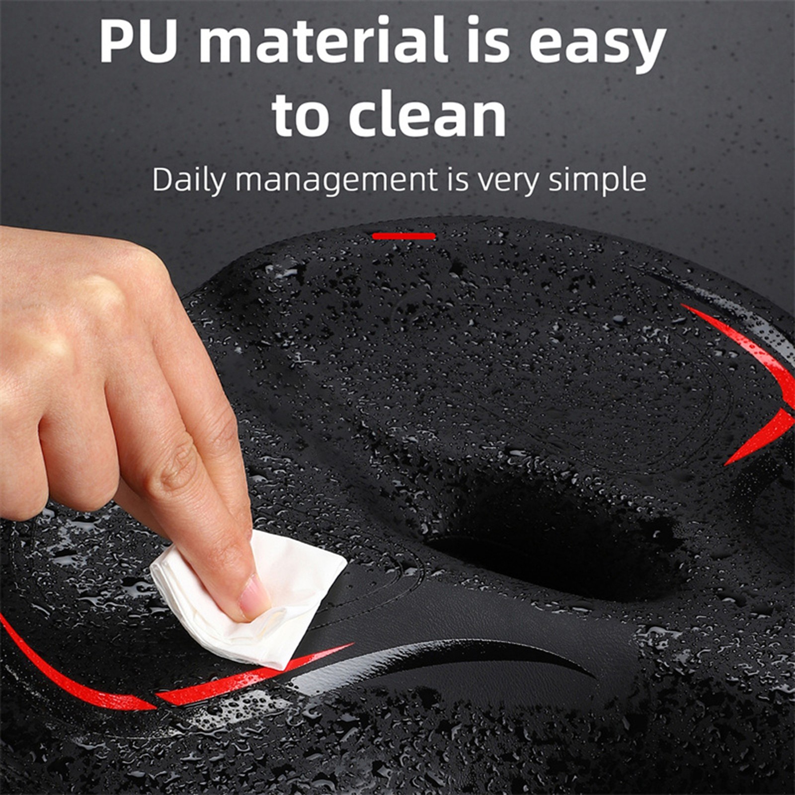 Thickened High Elasticity Bike Saddle Soft Waterproof PU Pad Road S WAPK
