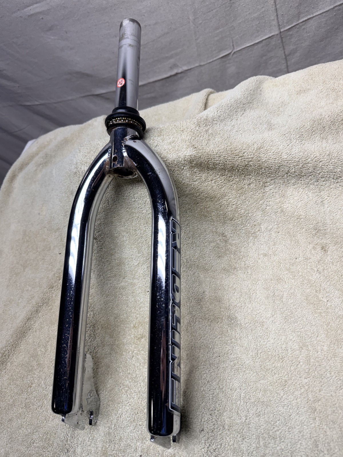 Mid School BMX 2000 Redline 1 1/8in Threadless Forks 20in – Chrome – 8/10 Clean
