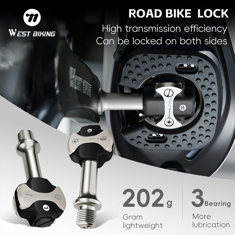 Cycling Road Bike Lock Pedals 3 Bearing for SPEEDPLAY Bicycle Clipless Pedals
