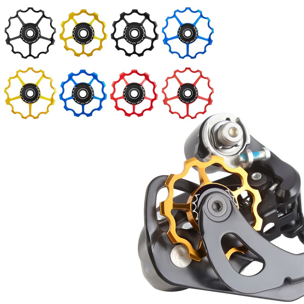 Bicycle Rear Derailleur Guide Wheel 11T13T Aluminum Alloy Bearing Steel