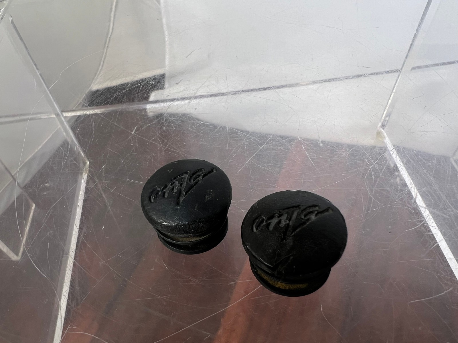 Vintage Onza Bar End Plugs Caps MTB Handlebar Caps Bicycle 90s Black