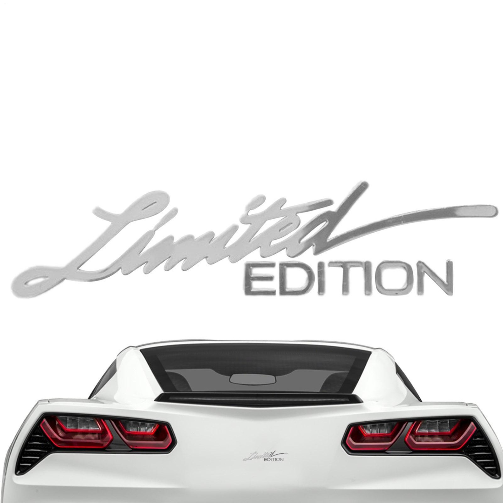 Car Body Sticker Waterproof Metal Decal Limited Edition Logo Emblem Badge Decal