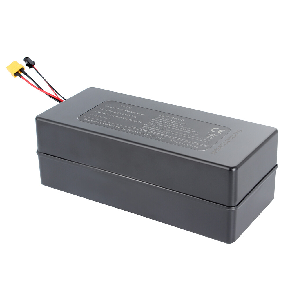 36V 6AH Ebike Rechargeable Lithium Battery Whit BMS + XT60 350W Motor