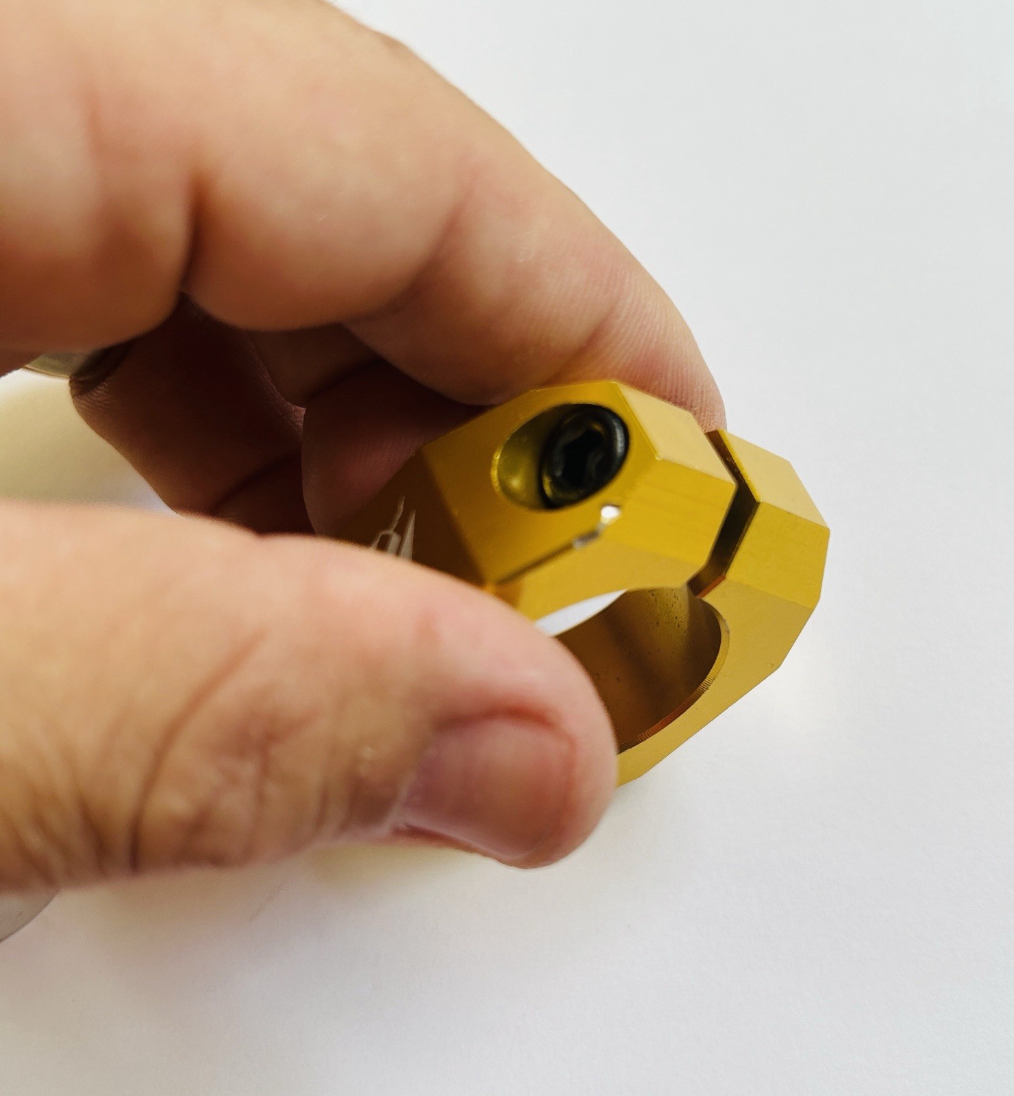 BMX TNT BICYCLES SEAT CLAMP (28.6, 31.8mm) GOLD – B-STOCK (HEAVILY DISCOUNTED)