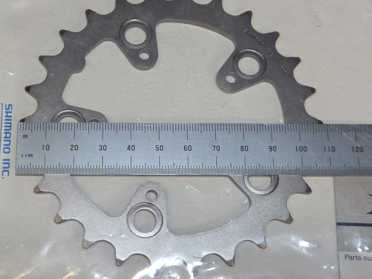 Vintage SHIMANO SG F-26, 26-Tooth Chainring, CHRSHXTR26S, SIL 5BT 8SP – NEW