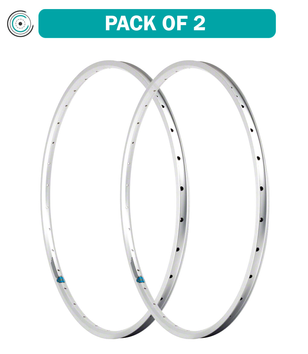 Pack of 2 Velocity Atlas Rim – 700, Disc, Silver, 36H, Clincher