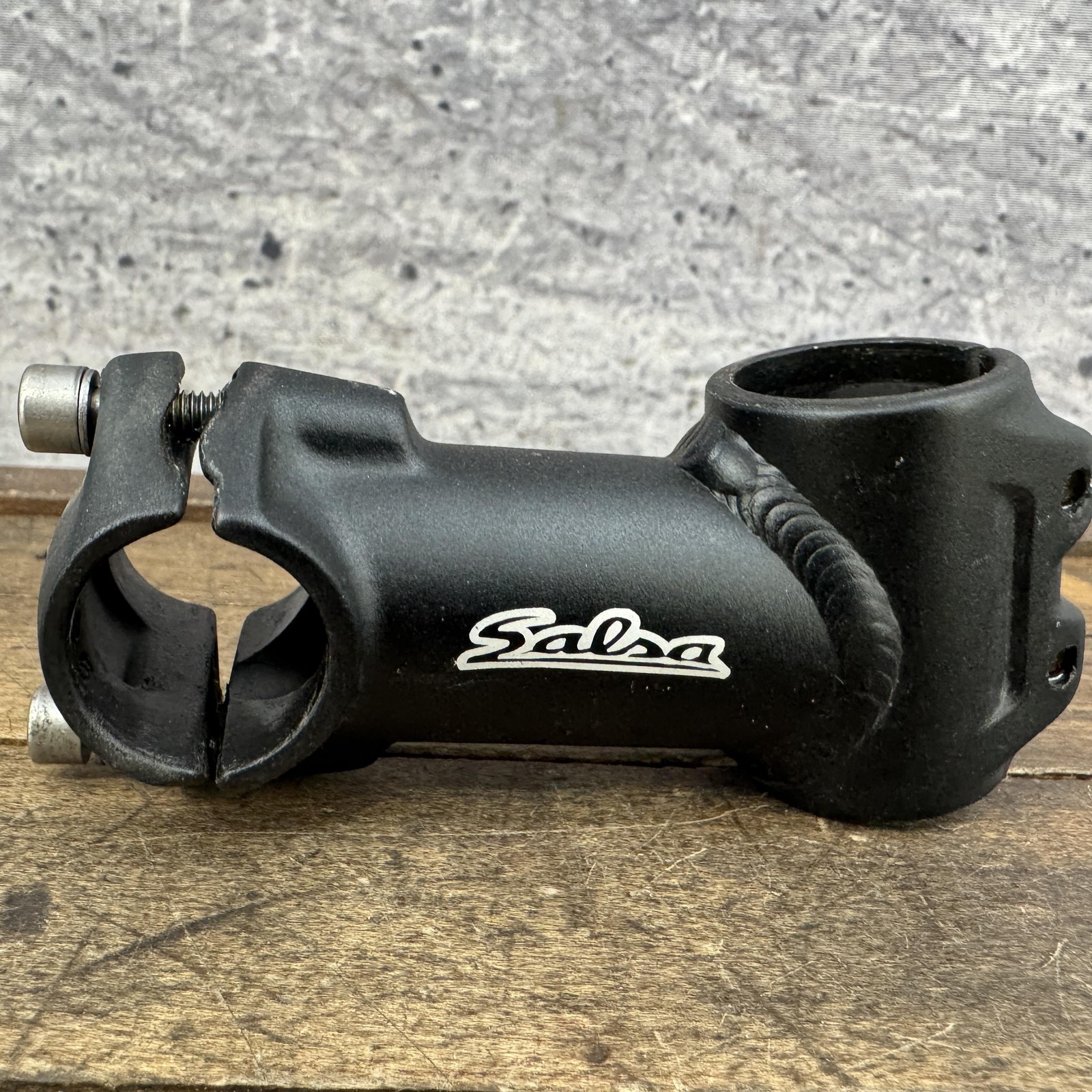 Vintage Salsa Threadless Bike Stem 25.4 Clamp 1 1/8 Black 85 90 MTB Short