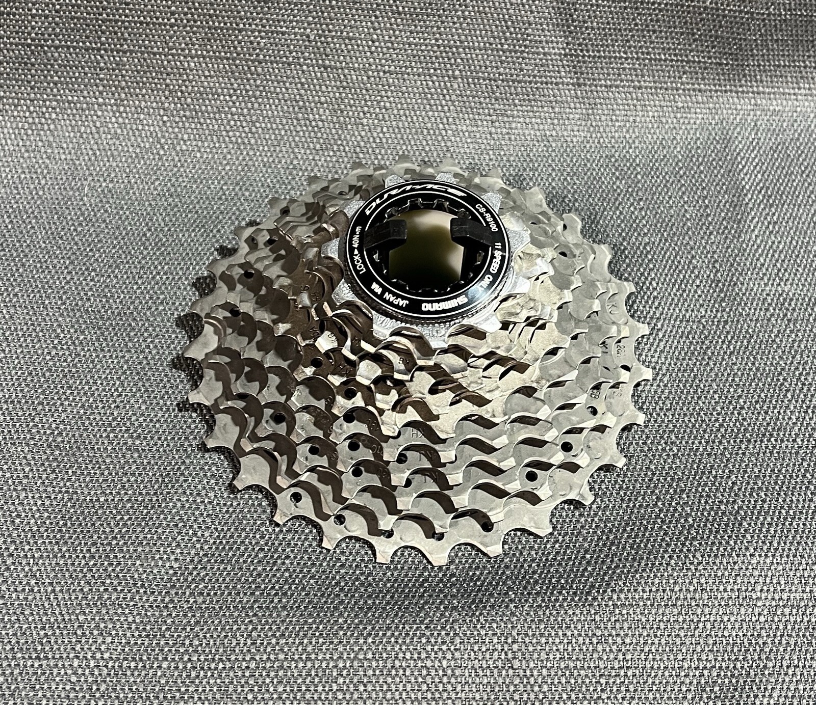 Shimano Dura-Ace CS-R9100 11-Speed Cassette 11-28T HG-EV Titanium Road Bike