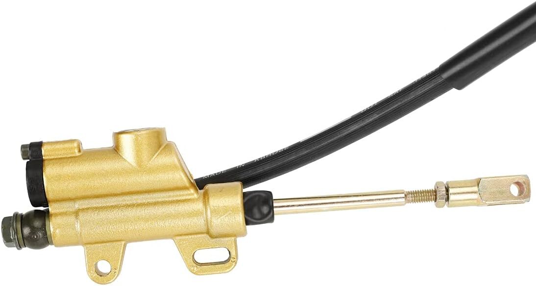 12mm Rear Disc Hydraulic Brake Master Cylinder Caliper Assembly Pad for 70cc …