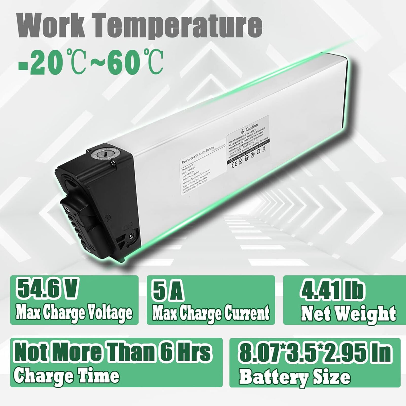 48V 10Ah Sliverfish Lithium-ion Battery For 500W Electric Bicycle E-bike Battery