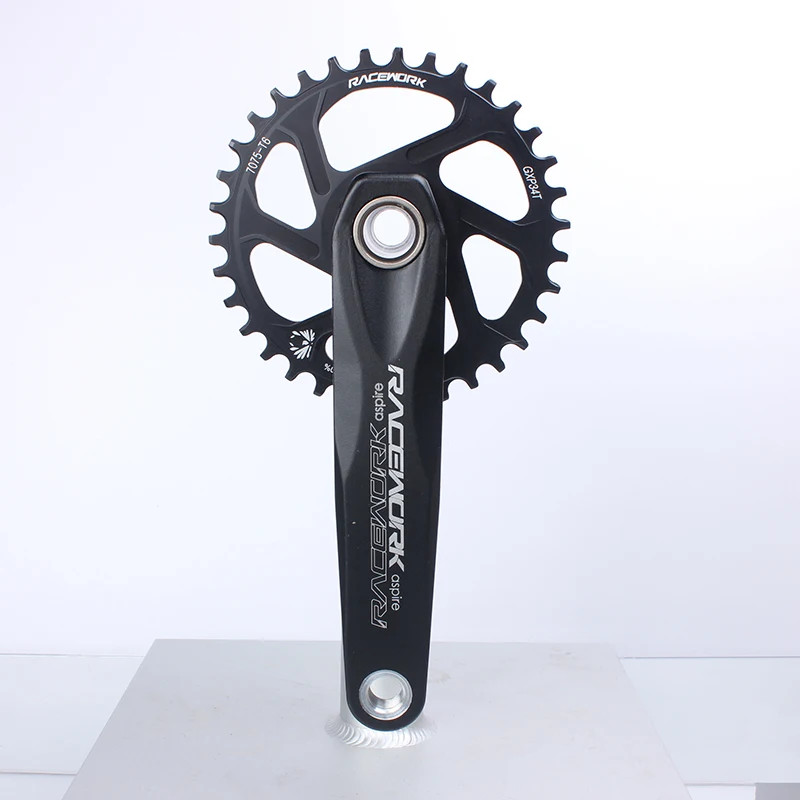 Mountain Bike Crankset 170/175mm Crank Narrow Wide Chainring 32-38T Crankset