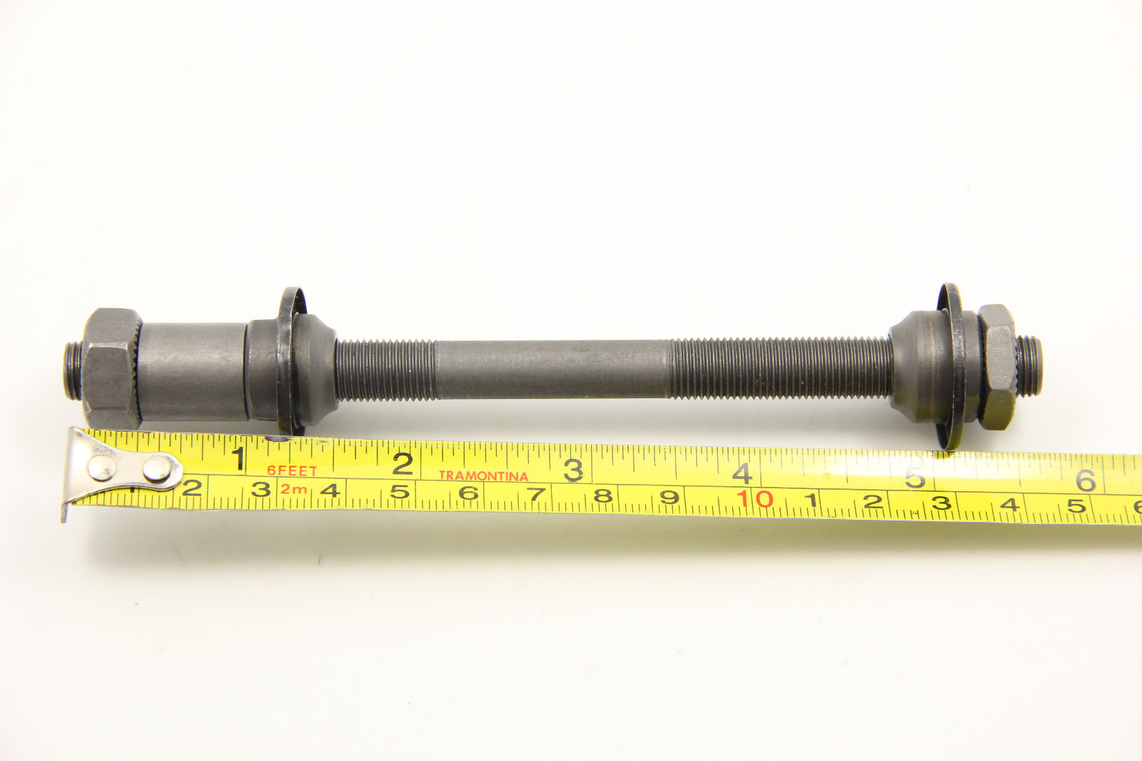 Bicycle Bike 3/8 X 145mm Hollow Axle Rear Axle Hub Black 26tpi