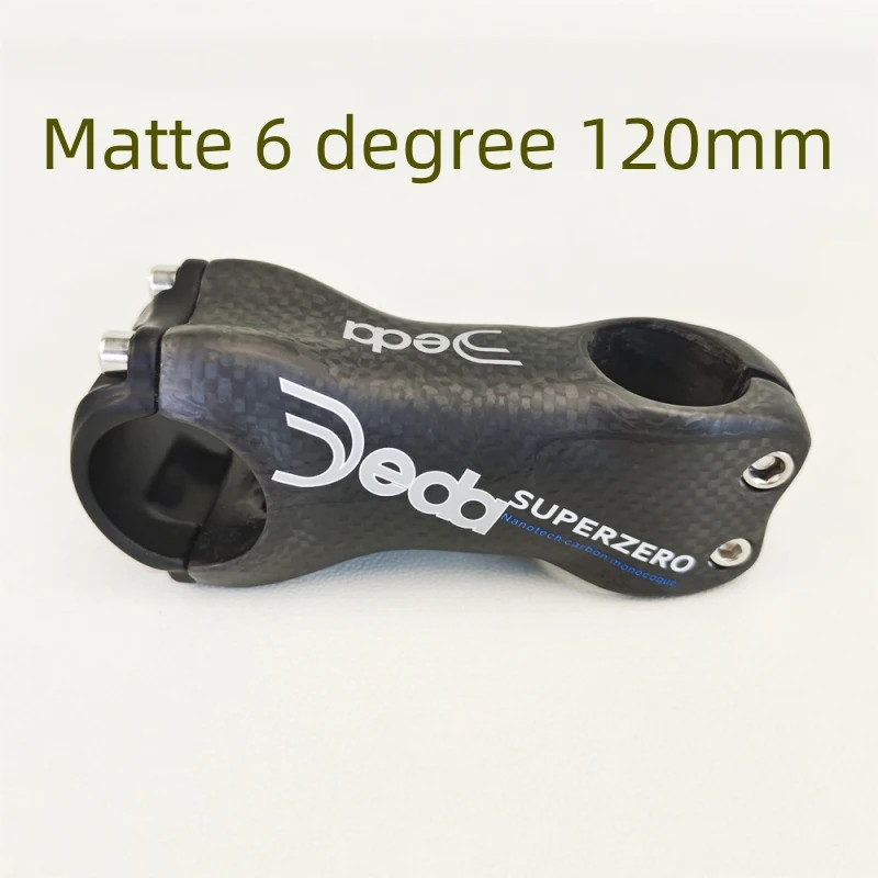 Full Carbon Fiber Mountain Road Bike Stem 31.8*60-120mm 6/17 Degrees Bike Parts