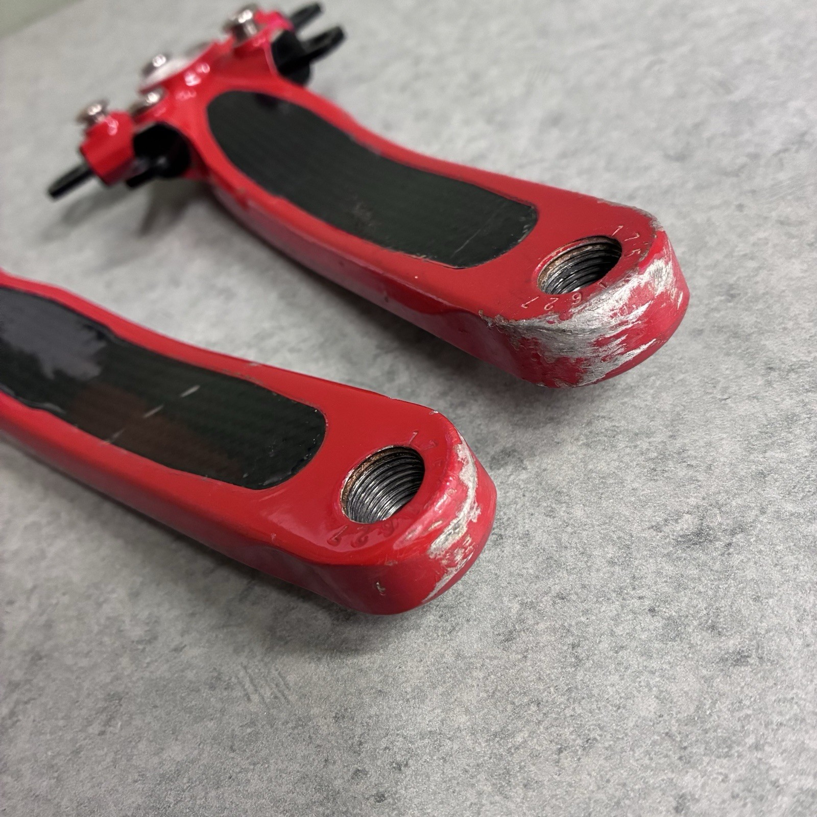 Vintage Red Race Face Next Crank Arm Set 175mm ISIS 94/58mm BCD Carbon Turbine