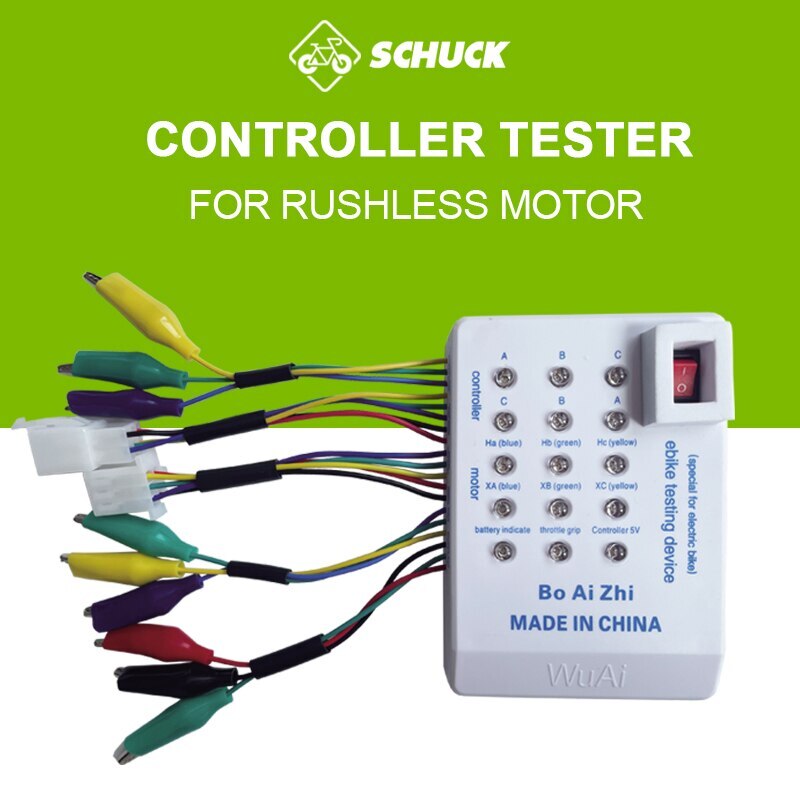 24-72V Electric Bike Brushless Motor Controller Tester for E-bike Accessories