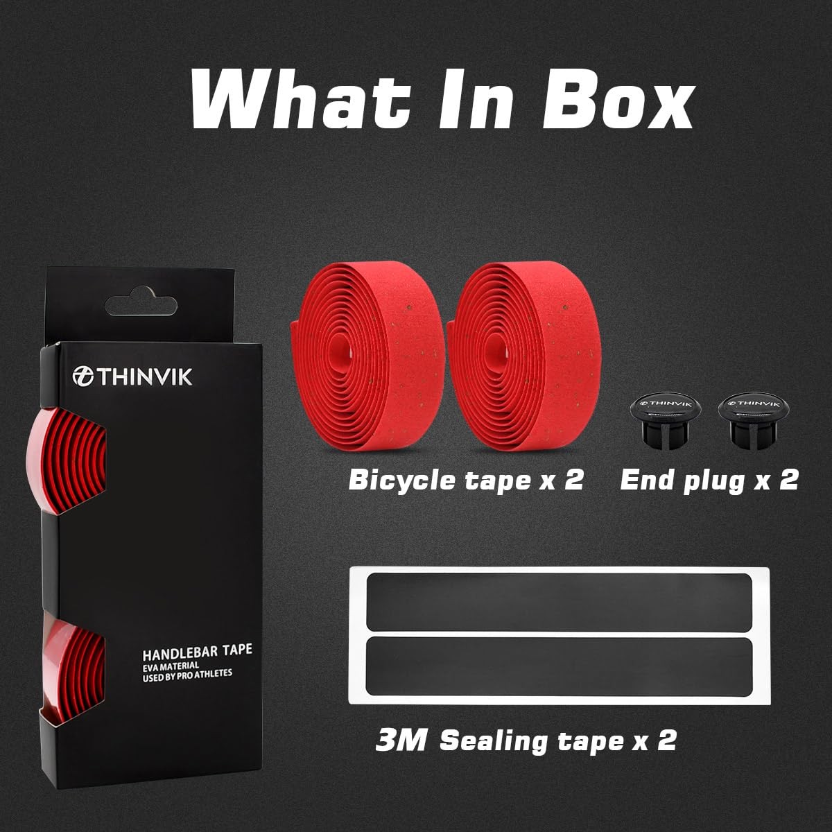 EVA Cork Bike Handlebar Tape, Environmental Bike Bar Tape, Anti-Slip Cycling …