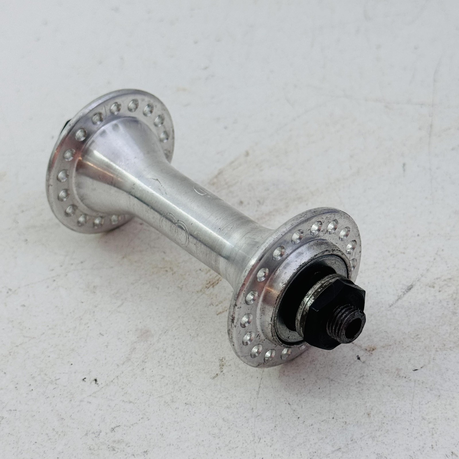Vintage Maillard Front Hub 36H Bolt-On Silver NOS 100mm France Road Bike A63