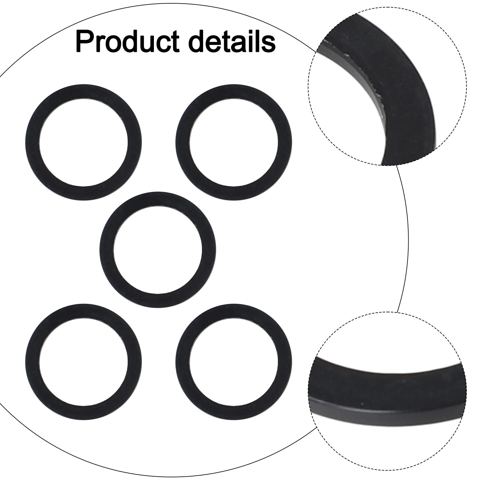 Aluminum Alloy Hollow Chainring Washer for Bikes 32*24*1mm Specification