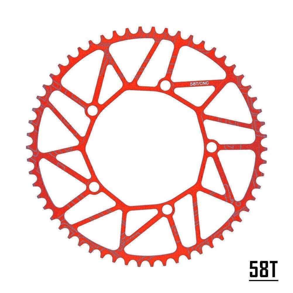 Bicycle Hollow 130BCD Folding Road Bike Chainring 50-58T Narrow Wide Chainwheel
