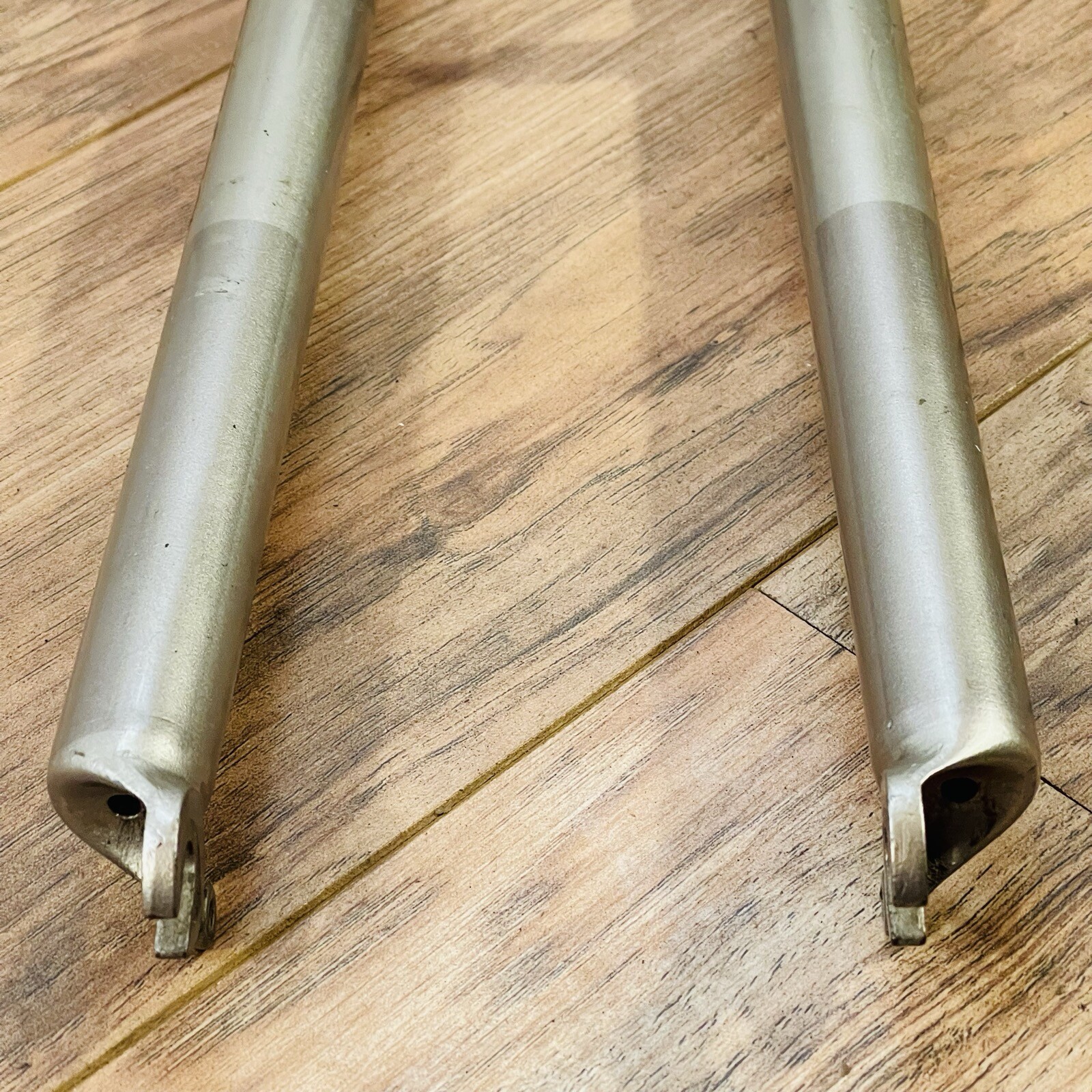 90s Kona Project Two 2 MTB Fork 26 1 1/8 Threaded SHORT 122mm 415mm AtoC Gold
