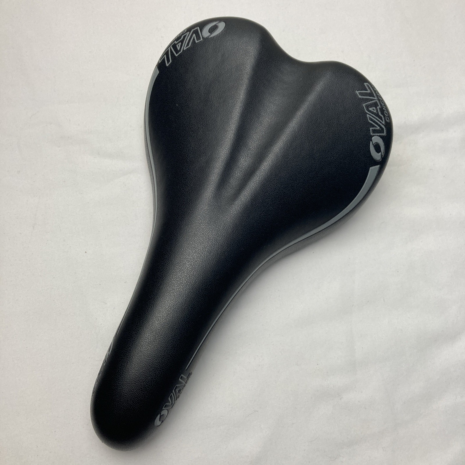 Oval Concepts Bike Saddle – Black with Gray Accents 7x7mm rail clamps