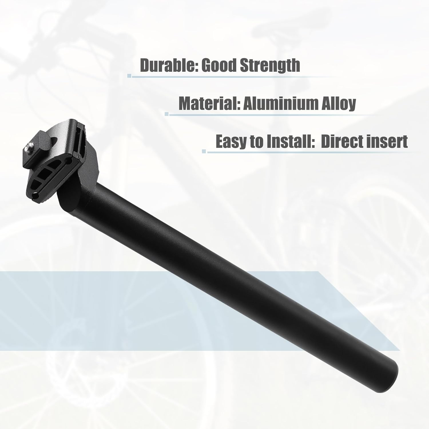 Bike Seat Post Aluminum Alloy Bicycle Seatpost Mountain Bike Saddle Pole Road Bi