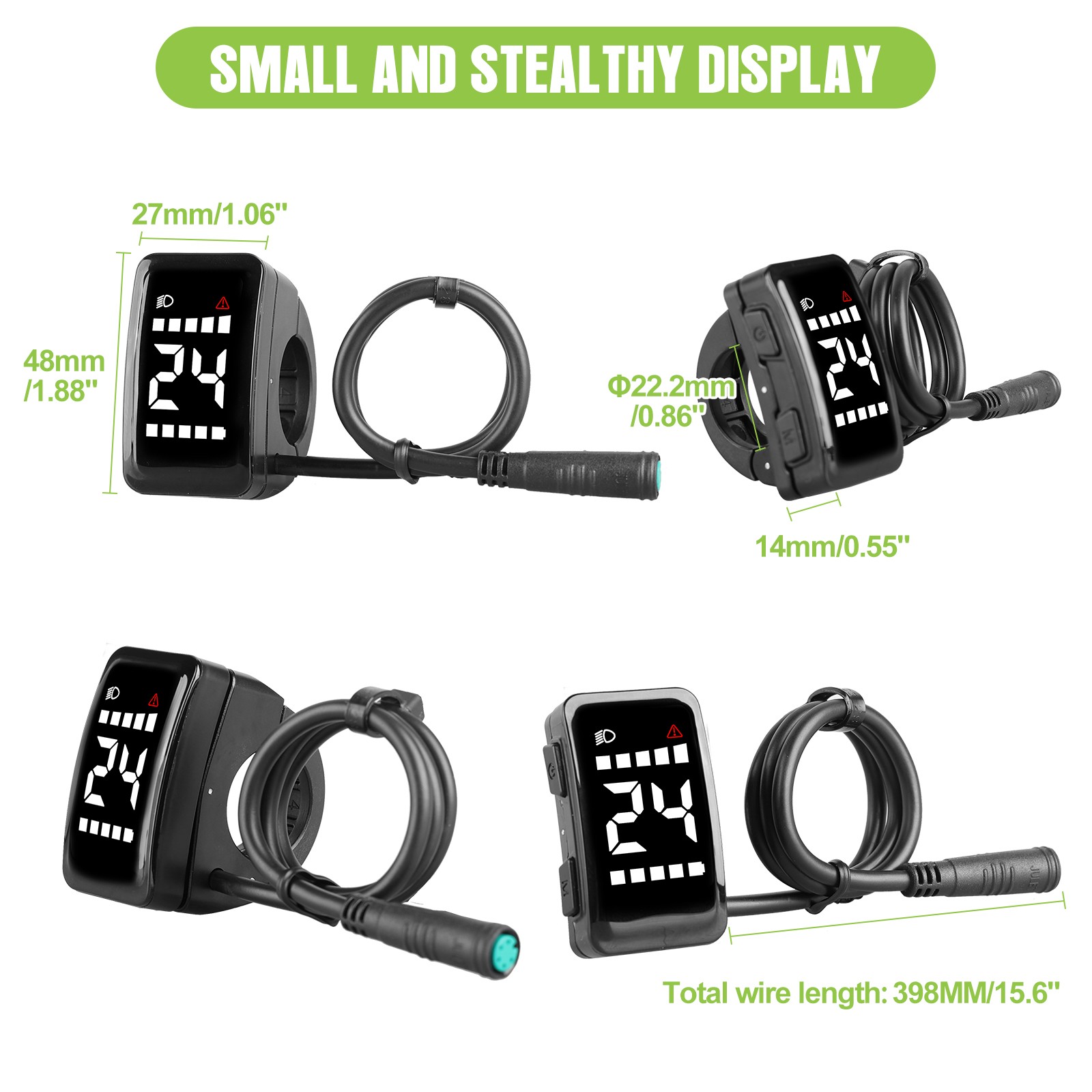DZ40 Ebike Display for BAFANG Mid Drive Motor UART Protocol Bicycle/wheel hub