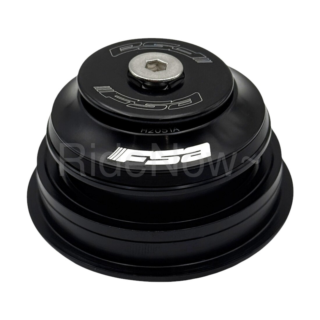 FSA 1-1/8″ Tapered Headset 50mm/62mm OD 36°/45° Bearing Black,Cover 5.3mm