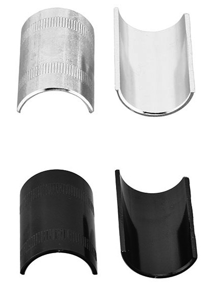 NEW! SLEEK ALLOY HANDLEBAR SHIM 25.4MM TO 31.8MM IN SILVER OR BLACK.