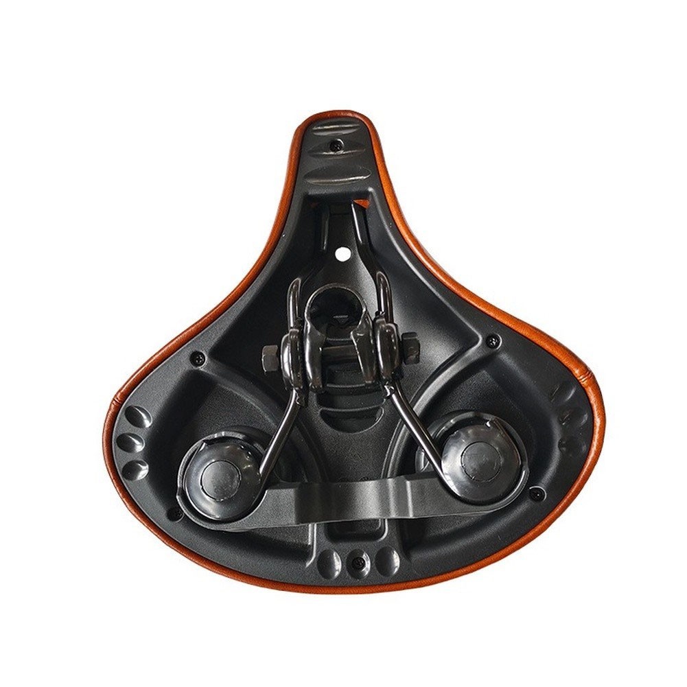 LeFor ather Bicycle SeFor at Retro Style 27x25cm for Long Rides Wide Support