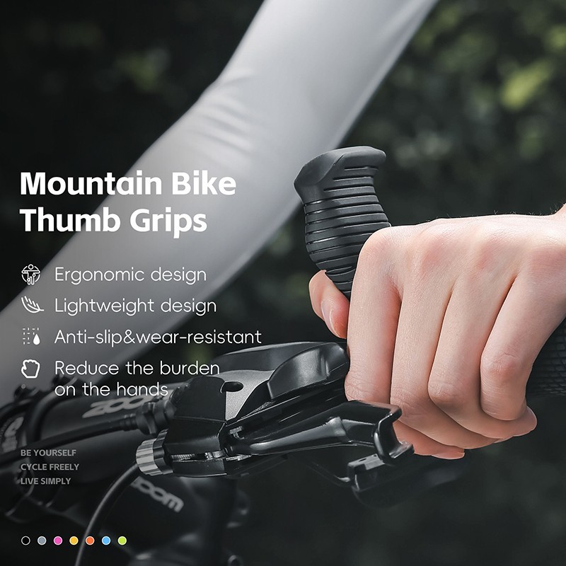 WEST BIKING MTB Bike Handle Bar Ends Ergonomic Bicycle Rest Handlebar 22.2mm