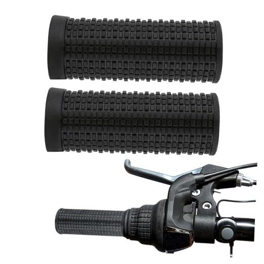 1 Pair MTB Bike Short Handlebar Grips 20x74mm/0.78×2.91inch, Bar Twist Cover