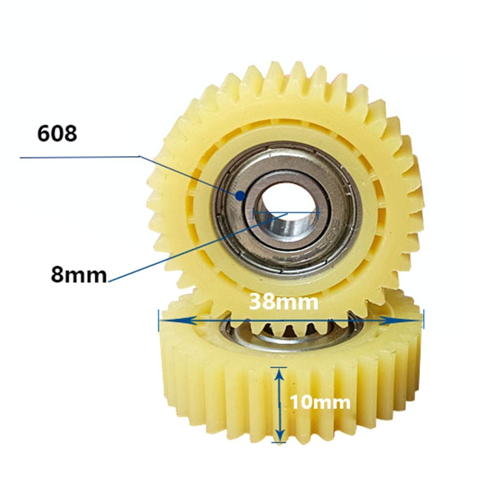 36 Teeth E-bike Wheel Hub Motor Planetary Gear With 608 Bearings 38x38x10mm 1pc