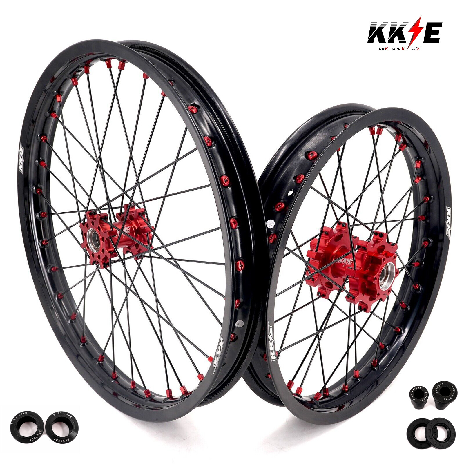 KKE 19/16» Enduro Wheels Rims Set For SurRon Light Bee X 19-22 E-Bike CNC Hubs