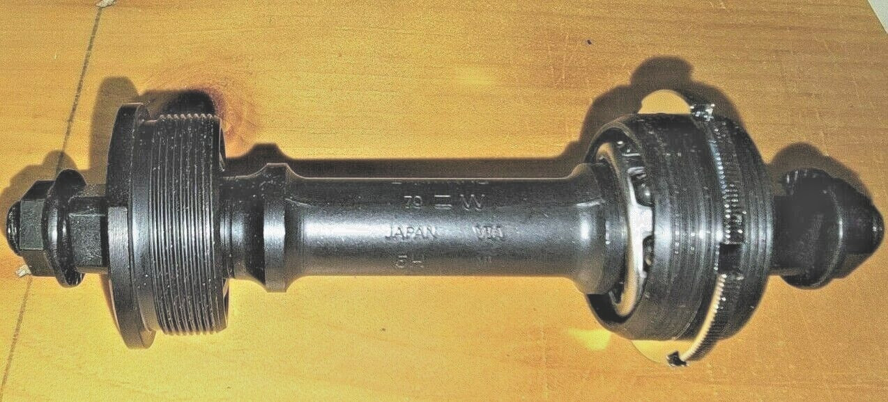 Shimano Bottom Bracket Includes Nutted 5H 116 Spindle, ITA 70 36x24T Vintage