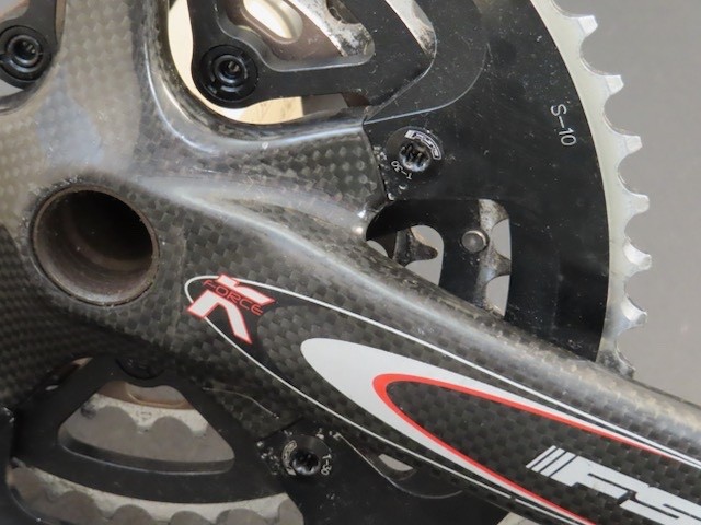 170mm x 130bcd FSA K-Force Carbon 10 speed triple outboard crankset