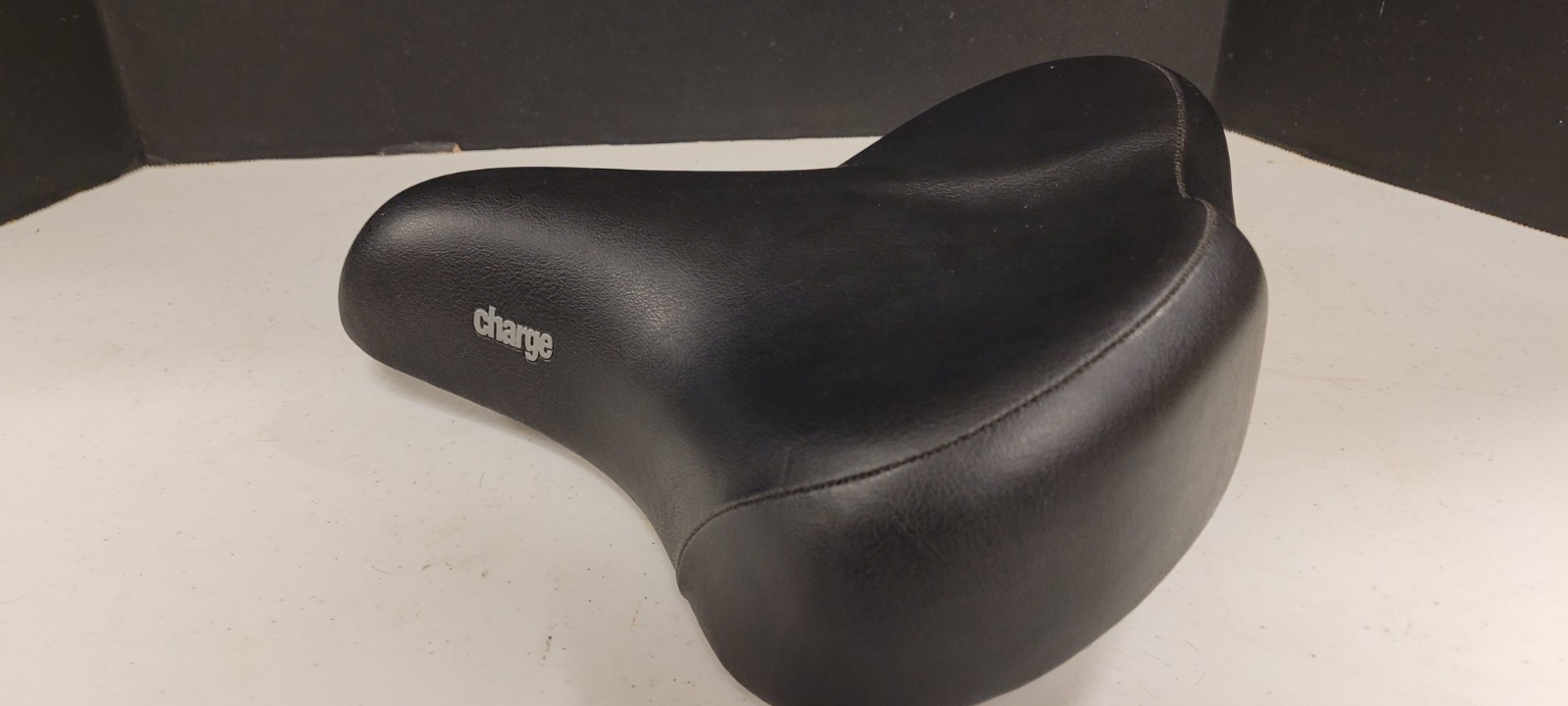 Charge Pacific Cycle Comfort Bicycle Bike Seat Black with Gray Logo
