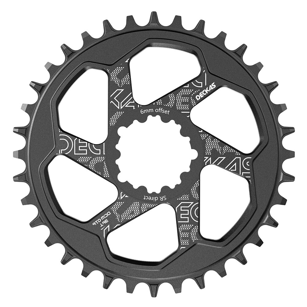 DECKAS 12 Speed 6MM Offset Direct Mount Chainring MTB Crankset 30T-36T