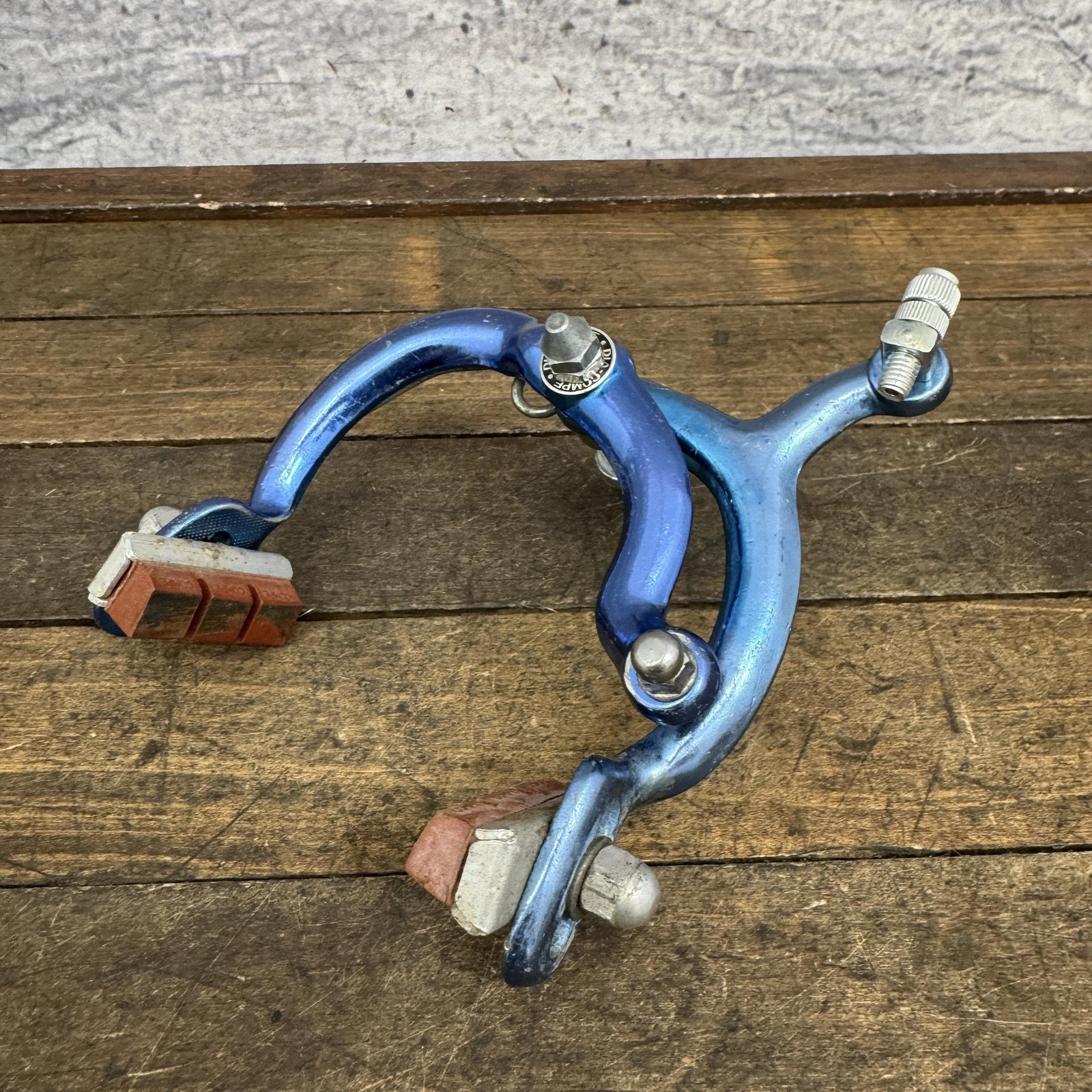 Vintage 1020 Side Pull Caliper Brake Blue Single BMX Road Bike 80s