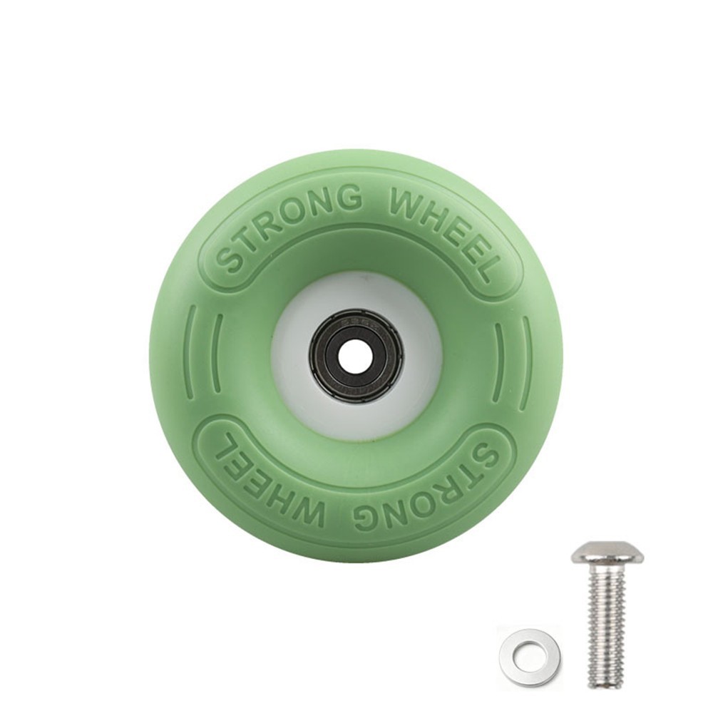 For brompton Bike Upgrade 74mm Silent Wheels PP TPE Material Easy Push