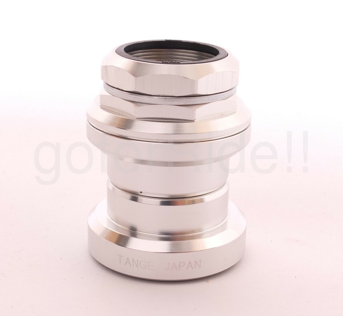 TANGE Falcon 1-1/8″ Threaded Bike Headset, Crown Race 30mm, FL270C, Silver/Black