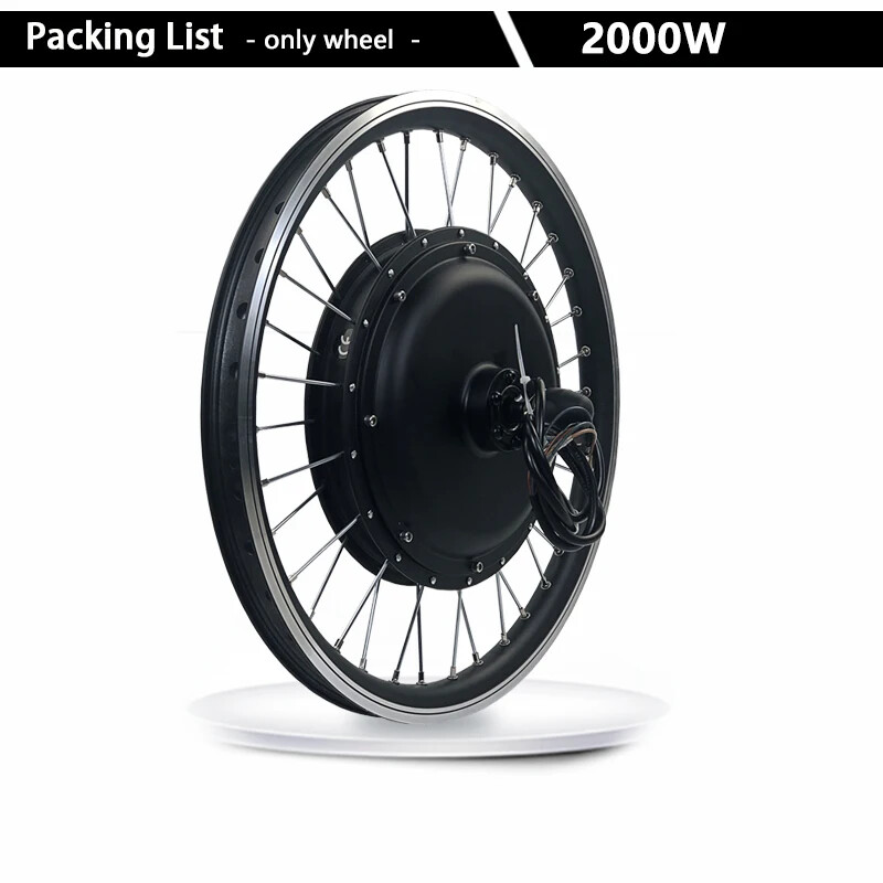 48V/52V 2000W MTB Electric Bicycle 20-29 Inch 700C Front Rear Hub Motor Wheel